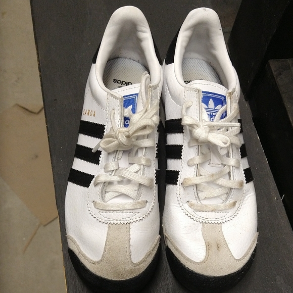 Adidas Samoa White Black Sneakers - Picture 2 of 9